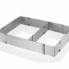 Küchenprofi Verstelbare Taartring Rechthoek 27 - 52 X 18 - 34 Cm Rvs 2 Küchenprofi Verstelbare Taartring Rechthoek 27 - 52 X 18 - 34 Cm Rvs -De Bakkerij Winkel 08 0584 28 00 1