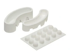 Silikomart Professional Stella Del Circo Bakvormset 3-delig Wit