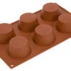 Silikomart Bakvorm 6 Muffins ø 6,9 Cm Silicone Bruin 1 Silikomart Bakvorm 6 Muffins ø 6,9 Cm Silicone Bruin -De Bakkerij Winkel 1827 22371 1