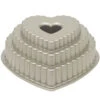 Nordic Ware Tiered Heart Bundt Bakvorm 26,7 Cm Gietaluminium Grijs -De Bakkerij Winkel 1951 71155 1