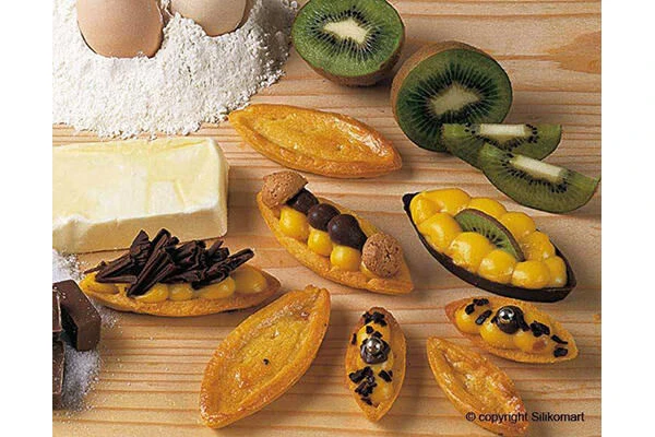 Silikomart Bakvorm 12 Kano's 7,2 Cm Silicone Bruin 4 Silikomart Bakvorm 12 Kano's 7,2 Cm Silicone Bruin - Afbeelding 2