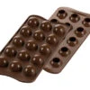 Silikomart EasyChoc Bonbonvorm Tartufino 3D Silicone Bruin 2 Silikomart EasyChoc Bonbonvorm Tartufino 3D Silicone Bruin -De Bakkerij Winkel 22.150.77.0065 003