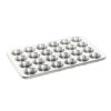 Nordic Ware Naturals Bakvorm Voor 24 Muffins Aluminium Grijs