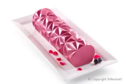 Silikomart 3Design Diamant Bûche Bakvorm Wit -De Bakkerij Winkel 25.074.63.0065 13 1