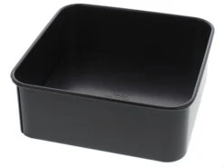 Oldenhof Bakers Select Vierkant Bakblik Met Losse Bodem 20,5 X 20,5 Staal Zwart