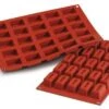 Silikomart Bakmat 24 Rechthoeken Met Rand 4,1 X 2,3 Cm Silicone Bruin 1 Silikomart Bakmat 24 Rechthoeken Met Rand 4,1 X 2,3 Cm Silicone Bruin -De Bakkerij Winkel 30.092.00.0060 3 1