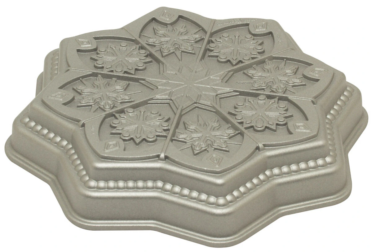 Nordic Ware Sweet Snowflakes Bakvorm ø 26 Cm Aluminium Grijs 3 Nordic Ware Sweet Snowflakes Bakvorm ø 26 Cm Aluminium Grijs
