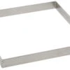 De Buyer Geperforeerde Taartring Vierkant 20 X 20 Cm 2 Cm Ho
