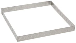De Buyer Geperforeerde Taartring Vierkant 20 X 20 Cm 2 Cm Ho