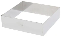 De Buyer Taartring Vierkant 16 Cm Rvs