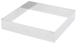 De Buyer Taartring Vierkant 24 Cm Rvs