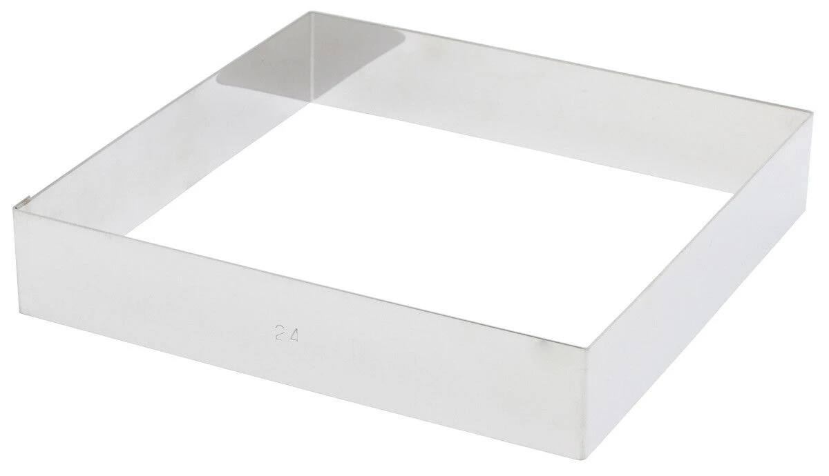 De Buyer Taartring Vierkant 24 Cm Rvs 3 De Buyer Taartring Vierkant 24 Cm Rvs