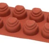 Silikomart Flu Bakvorm 8 Ronde Vormen Silicone Bruin -De Bakkerij Winkel 3879 63143 1