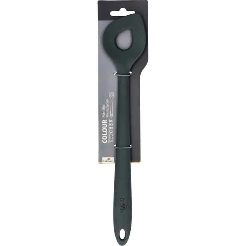 Birkmann Roerlepel Met Gat 29,5 Cm Silicone Grijs 3 Birkmann Roerlepel Met Gat 29,5 Cm Silicone Grijs