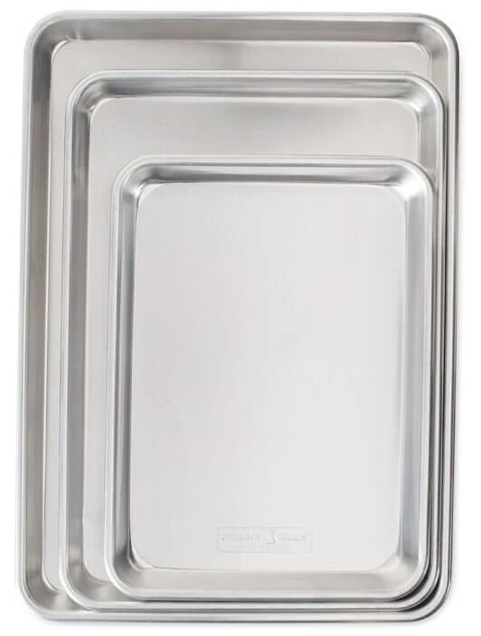 Nordic Ware Baker's Delight Bakplatenset Aluminium 3-delig 3 Nordic Ware Baker's Delight Bakplatenset Aluminium 3-delig