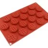 Silikomart Bakvorm 18 Ronde Luikse Wafels Silicone Bruin 2 Silikomart Bakvorm 18 Ronde Luikse Wafels Silicone Bruin -De Bakkerij Winkel 46763 1
