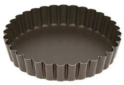 Gobel Quichevorm Met Uitneembare Bodem ø 14 Cm Staal Bruin 3 Gobel Quichevorm Met Uitneembare Bodem ø 14 Cm Staal Bruin