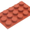 Silikomart Bakvorm 15 Cilinders ø 4 Cm Silicone Bruin 1 Silikomart Bakvorm 15 Cilinders ø 4 Cm Silicone Bruin -De Bakkerij Winkel 4900 23130 1