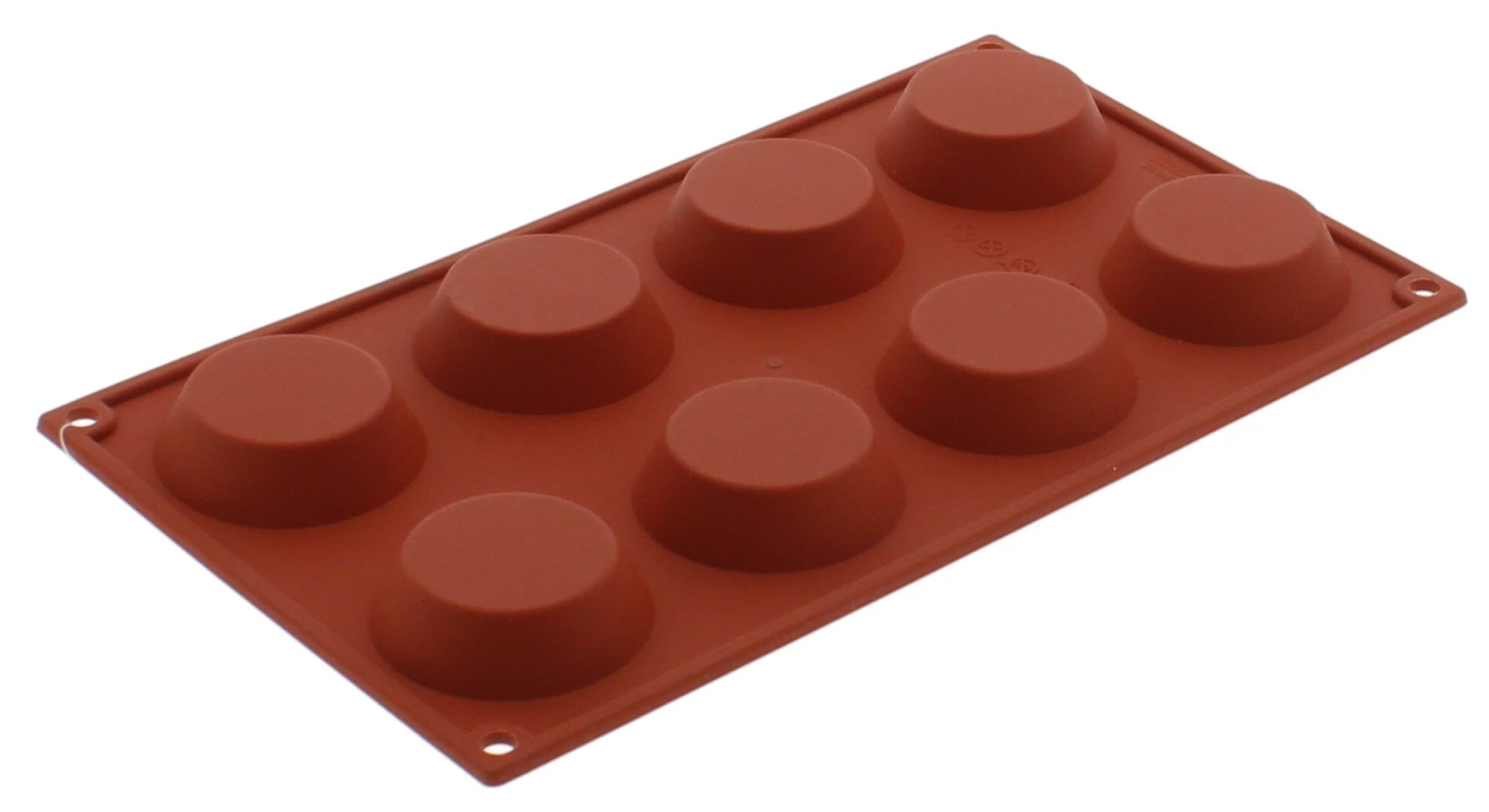Silikomart Bakvorm 8 Tartelettes ø 6 Cm Silicone Terracota 3 Silikomart Bakvorm 8 Tartelettes ø 6 Cm Silicone Terracota