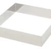 Gobel Vierkante Taartring 22 Cm Rvs Glans -De Bakkerij Winkel 5046 49877 1