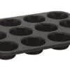 Oldenhof Bakers Select Bakblik Voor 12 Muffins ø 7,5 Cm Zwart -De Bakkerij Winkel 5096 68354 1