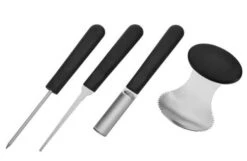 Westmark Pompoendecoratieset Kunststof-rvs 4-delig