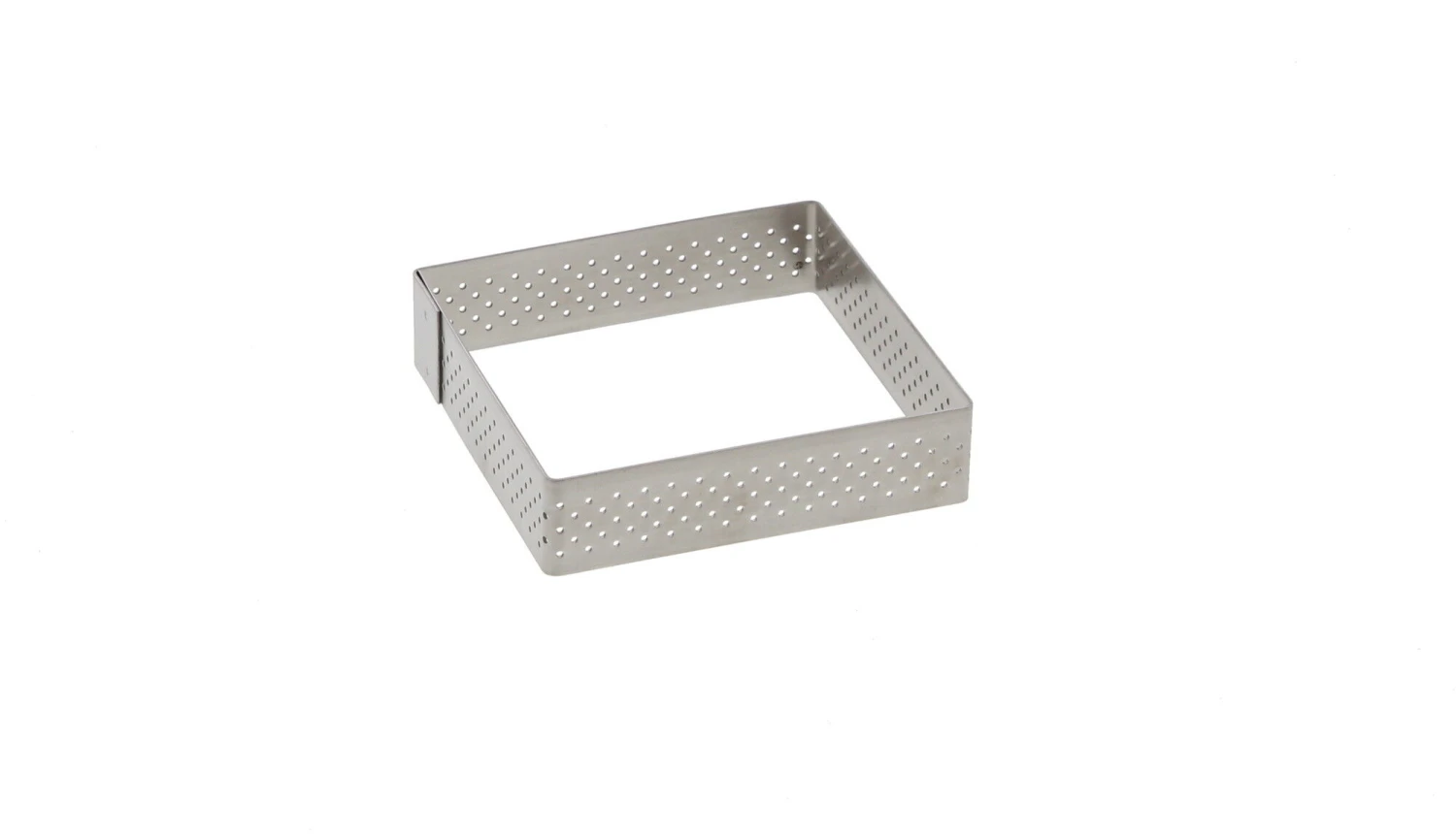 De Buyer Geperforeerde Taartring Vierkant 8 X 8 Cm 2 Cm Hoog Rvs 3 De Buyer Geperforeerde Taartring Vierkant 8 X 8 Cm 2 Cm Hoog Rvs