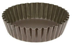 Gobel Quichevorm Met Uitneembare Bodem Hoog ø 15 Cm Staal Bruin