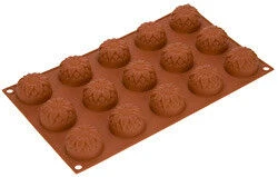 Silikomart Bakvorm 15 Zonnebloemen ø 4,4 Cm Silicone Bruin 3 Silikomart Bakvorm 15 Zonnebloemen ø 4,4 Cm Silicone Bruin