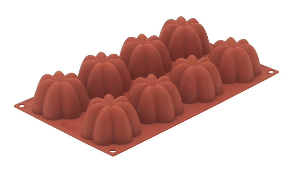 Silikomart Bakvorm 8 Charlotte Vormen ø 7 Cm Silicone Bruin 3 Silikomart Bakvorm 8 Charlotte Vormen ø 7 Cm Silicone Bruin