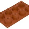 Silikomart Bakvorm 8 Tulbandjes ø 5,5 Cm Silicone Bruin -De Bakkerij Winkel 6624 22373 1