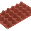Silikomart Bakvorm 24 Vulkanen ø 3,5 Cm Siliconen Bruin -De Bakkerij Winkel 6638 40385 1