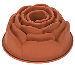 Silikomart Tulband Roos ø 22 Cm Silicone Bruin