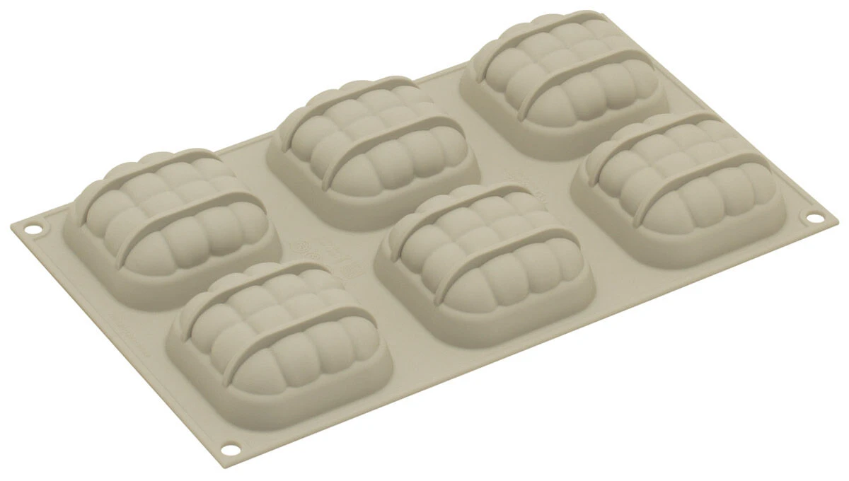 Silikomart 3Design Mini Eleganza Bakvorm 7 X 7 Cm Silicone Grijs 3 Silikomart 3Design Mini Eleganza Bakvorm 7 X 7 Cm Silicone Grijs