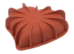 Silikomart Bakvorm Hart 20,5 X 18,6 Cm Silicone Bruin