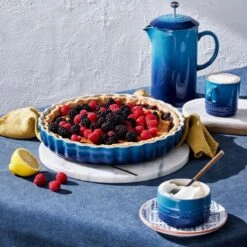 Le Creuset Taartvorm ø 28 Cm Aardewerk Azure -De Bakkerij Winkel 71120282200001 alt4