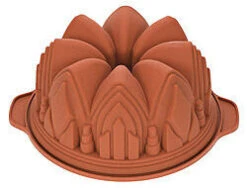 Silikomart Tulband Kathedraal ø 22 Cm Silicone Bruin