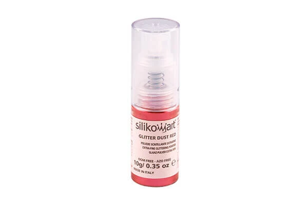 Silikomart Glitter Dust 10 Gr Rood