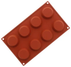 Silikomart Bakvorm 8 Tartelettes ø 6 Cm Silicone Terracota 5 Silikomart Bakvorm 8 Tartelettes ø 6 Cm Silicone Terracota -De Bakkerij Winkel 7711 100125 2