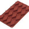 Oldenhof Bakmat 16 Ruiten 6,5 X 3,5 Cm Silicone Bruin -De Bakkerij Winkel 7978 59468 1