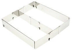 Westmark Bakvorm Rechthoek Verstelbaar 27,5 - 52,5 Cm Rvs