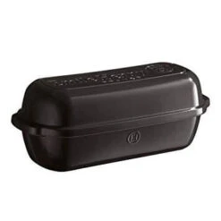 Emile Henry Le Pain Broodbakpan 39,5 X 16 Cm Aardewerk Fusain