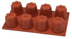 Silikomart Bakvorm 8 Puddingen ø 5,7 Cm Silicone Bruin