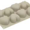 Silikomart 3Design Mini Cuoricino Bakvorm 6,5 X 6,3 Cm Silicone Grijs 2 Silikomart 3Design Mini Cuoricino Bakvorm 6,5 X 6,3 Cm Silicone Grijs -De Bakkerij Winkel 8341 80963 1