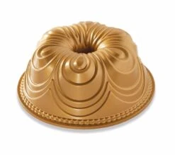 Nordic Ware Chiffon Bundt Tulbandvorm ø 24 Cm Aluminium Goudkleurig