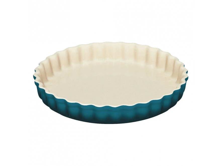 Le Creuset Taartvorm ø 28 Cm Aardewerk Deep Teal 3 Le Creuset Taartvorm ø 28 Cm Aardewerk Deep Teal