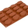 Silikomart Bakvorm 16 Ovalen Slicone Bruin -De Bakkerij Winkel 9116 22394 1
