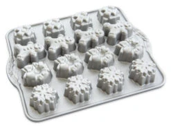 Nordic Ware Holiday Teacakes Bakvorm 16 Stuks Aluminium Grijs -De Bakkerij Winkel 93748 holiday teacakes pan 780x780 1