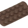 Silikomart EasyChoc Choco Goals Bonbonvorm 18 Voetballen Silicone Bruin 2 Silikomart EasyChoc Choco Goals Bonbonvorm 18 Voetballen Silicone Bruin -De Bakkerij Winkel 9513 76289 1