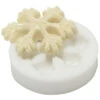 Silikomart Sugarflex Decoratiemal Sneeuwkristal 6 Cm Silicone Wit